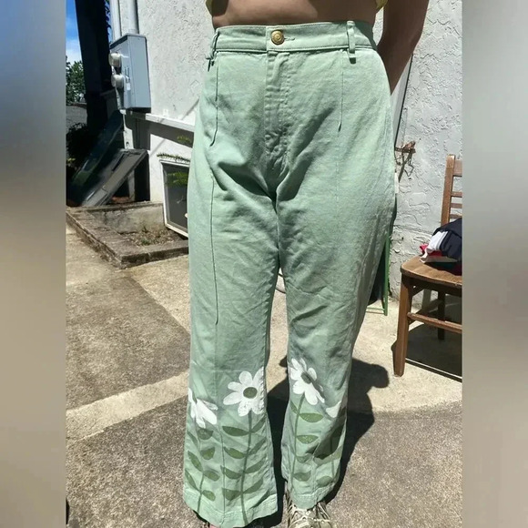 Big Bud Press Pants - Big Bud Press Custom Block Print Western Pant